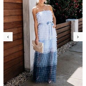 The last song tulle maxi dress